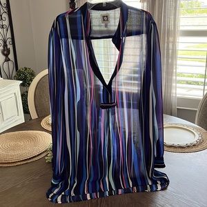 Anne Klein Sheer Tunic